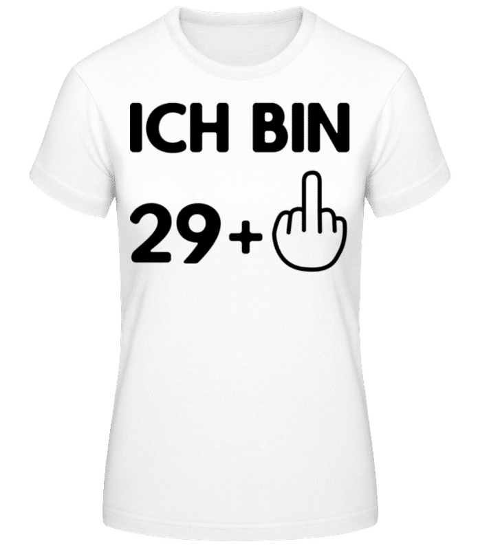 Vorschau: Ich bin 29 - Frauen Basic T-Shirt - Weiß - Vorne
