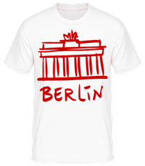 Berlin Zeichen Rot · Männer T-Shirt B&C