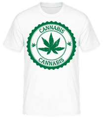 Cannabis Logo · Männer Basic T-Shirt