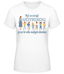 Páči Sa Mi Byť Učiteľkou · Dámske basic tričko