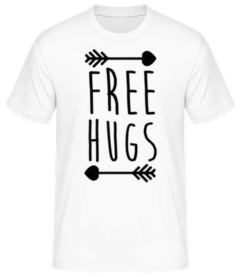 Free Hugs Arrows - T-shirt standard Homme - Blanc - Devant