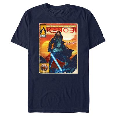 Star Wars - Obi-Wan Kenobi - Obi-Wan Kenobi Komically Kenobi - Homme T-shirt - Bleu marine - Devant