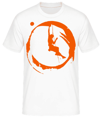 Climbing - Männer Basic T-Shirt - Weiß - Vorne