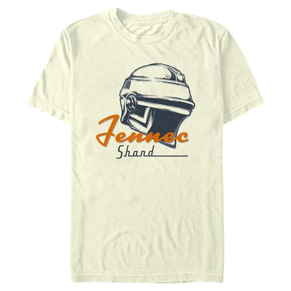 Vorschau: Star Wars - Book of Boba Fett - Fennec Shand Fennec Helmet - Männer T-Shirt - Creme - Vorne