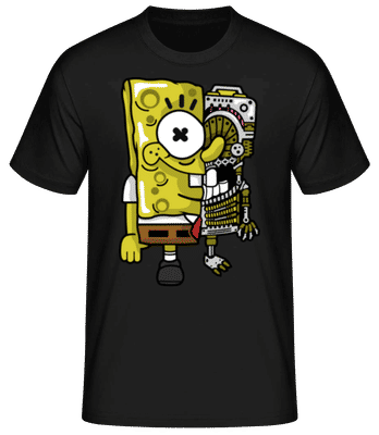 Spongebob - Men's Basic T-Shirt - Black - Front