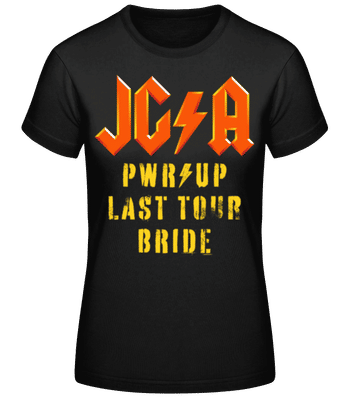 JGA Last Tour Bride - Frauen T-Shirt B&C - Schwarz - Vorne