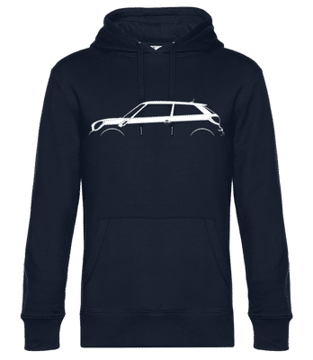 'Mini Cooper Paceman (R61)' Silhouette - Men’s Standard Hoodie - Navy - Front