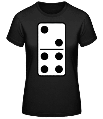 Domino - T-shirt standard Femme - Noir - Devant
