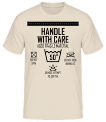 Handle With Care 50 · Männer Basic T-Shirt