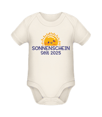 Sonnenschein Seit 2025 · Baby Bio Strampler