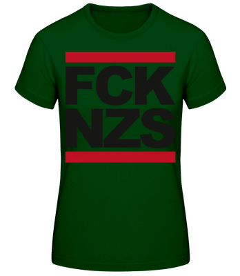 FCK NZS - Women's B&C T-Shirt - Bottle green - Front