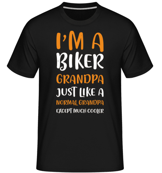 I'm Biker Grandpa -  T-Shirt Shirtinator homme - Noir - Devant