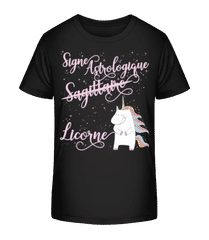 Signe Astrologique Licorne Sagittaire · T-shirt bio Enfant Stanley Stella 2.0