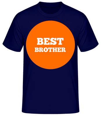 najlepšie Brother - Pánske basic tričko - Namornícka modrá - Predné