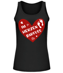 Im Herzen Barfuss · Frauen Tank Top