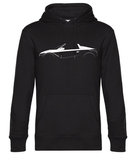 Preview: 'Honda S660' Silhouette - Men’s Standard Hoodie - Black - Front