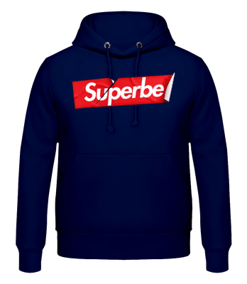 Superbe Sticker - Sudadera con capucha para hombre - Marino - delante