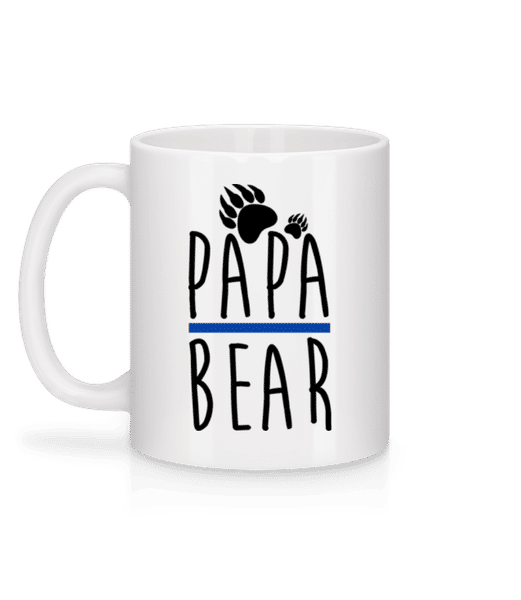 Aperçu: Papa Ours - Mug en céramique blanc - Blanc - Derrière