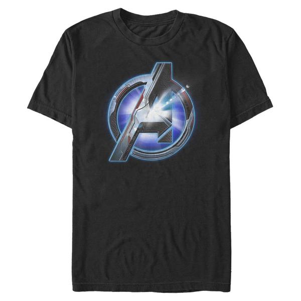 Marvel - Avengers Endgame - Logo Endgame logo Shine - Homme T-shirt - Noir - Devant
