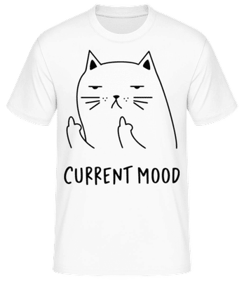 Current Mood - Men's Basic T-Shirt - White - Front