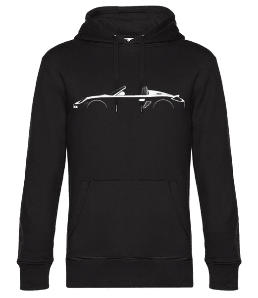 Preview: 'Porsche Boxster Spyder 987' Silhouette - Men’s Standard Hoodie - Black - Front