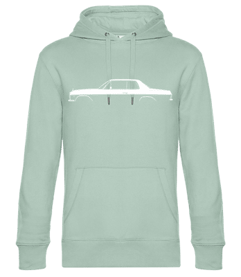 'Mercedes-Benz 280 C (W114)' Silhouette - Männer Standard Hoodie - Mintgrün - Vorne