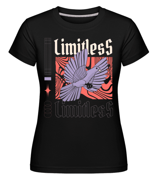 Aperçu: Limitless -  T-shirt Shirtinator femme - Noir - Devant