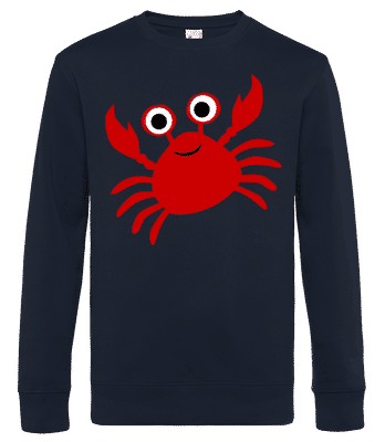 Krabbe - Männer Standard Pullover - Marine - Vorne
