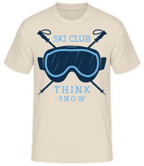 Ski Club Think Snow Icon · Camiseta básica para hombre