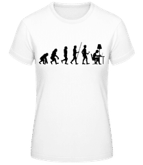 Evolution administrativních pracovníků · Dámské basic tričko