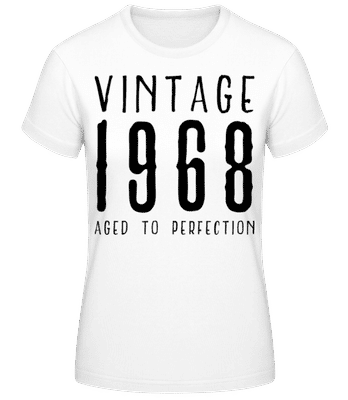 Vintage 1968 Aged To Perfection - Women's B&C T-Shirt - White - Front