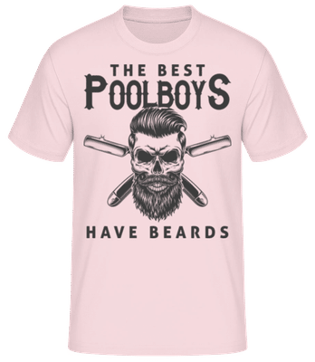 The Best Poolboys - Pánské basic tričko - Růžová - Napřed