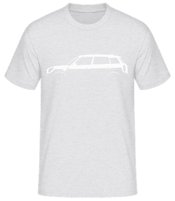 'Mini Cooper Countrym. (R60)' Silhouette - Pánské basic tričko - Melírově šedá - Napřed