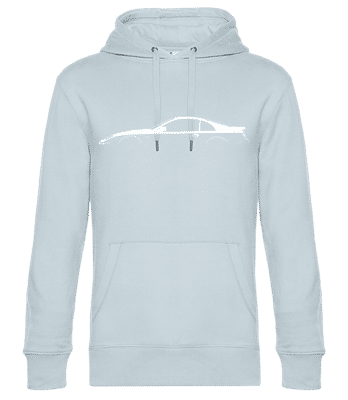 'Nissan 300ZX (Z32)' Silhouette - Männer Standard Hoodie - Hellblau - Vorne