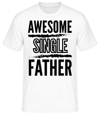 Awesome Single Father - T-shirt standard Homme - Blanc - Devant
