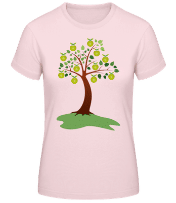 Apple Tree Summer - Dámské basic tričko - Růžová - Napřed