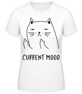Current Mood - Women's Basic T-Shirt - White - Front