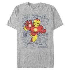 Marvel - Avengers - Iron Man Ironman Retro Toss - Homme T-shirt