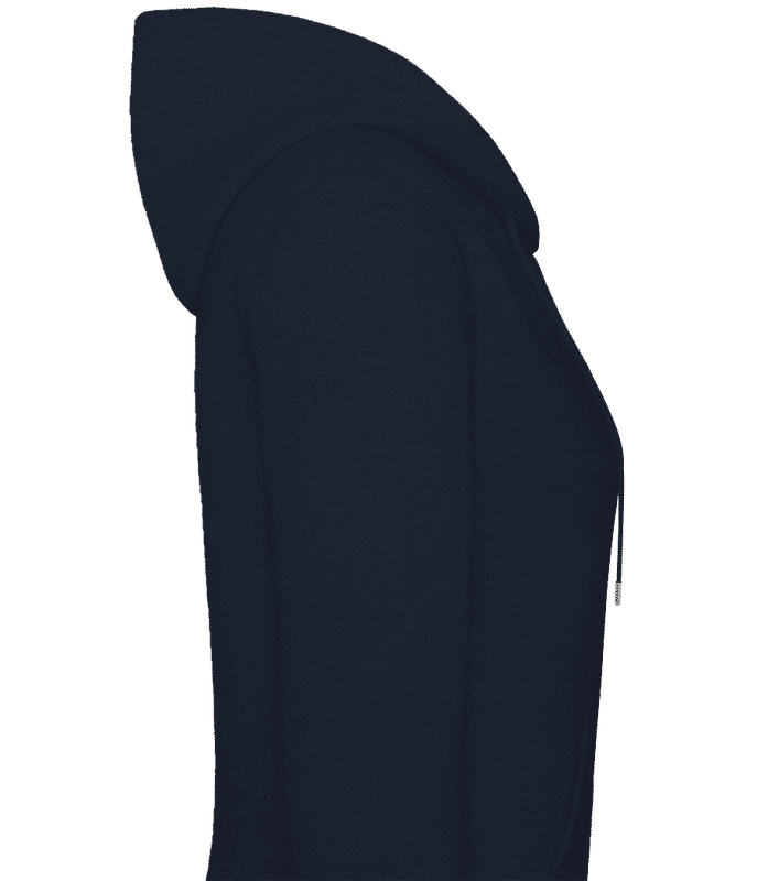 Vorschau:  Frauen Bio Hoodie mit seitlichen Taschen - Marine - Rechts