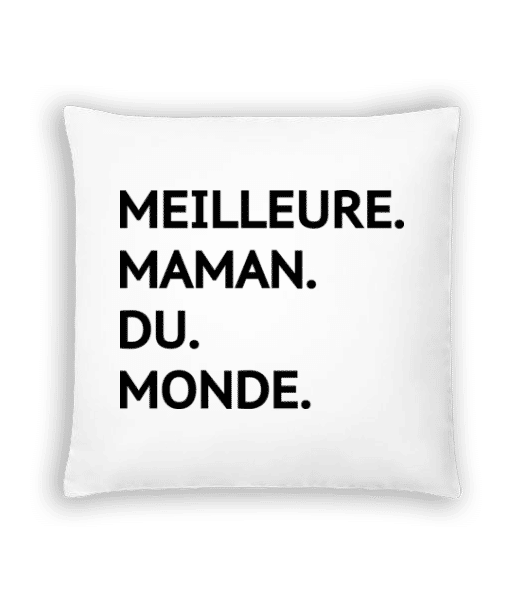 Aperçu: Meilleure Maman Du Monde - Coussin - Blanc - Devant