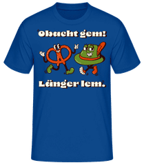 Obacht Gem Länger Lem Figuren · Männer Basic T-Shirt