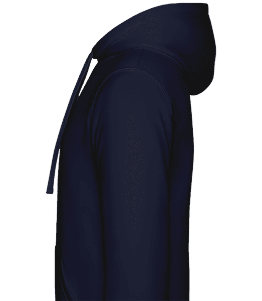 Aperçu: Comme Papa Mais Mignon - Sweat à capuche premium Unisexe - Bleu marine - Gauche