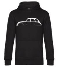 'Citroen 2CV' Silhouette - Sudadera estándar para hombre - Negro - delante