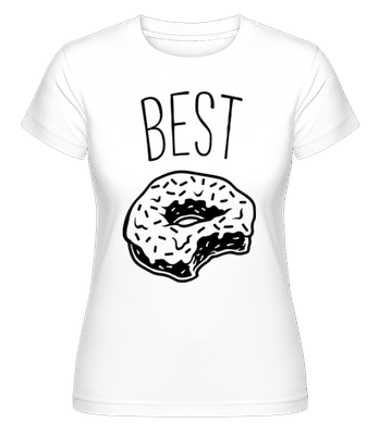 Best Donut -  T-shirt Shirtinator femme - Blanc - Devant
