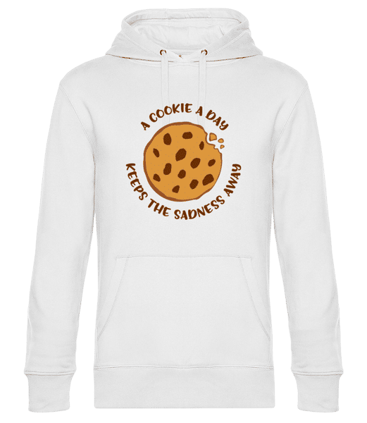 Preview: A Cookie A Day - Unisex Premium Hoodie - White - Front