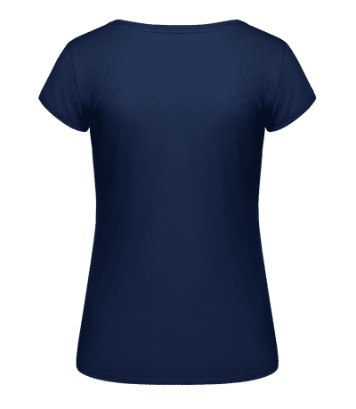 Cœurs - T-shirt à col rond Megan - Marine - Hinten