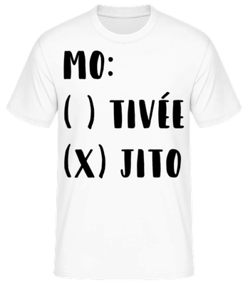 Motivée Mojito - T-shirt standard Homme - Blanc - Devant