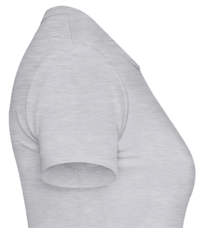 Star Wars - Mandalorian - The Child Greetings Outline - Vánoce - Dámské Tričko - Melírově šedá - Pravicový