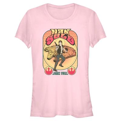 Star Wars - Han Solo Psychadelic - Women's T-Shirt - Pink - Front