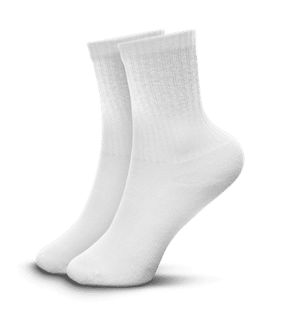 Chaussettes de tennis Mr. Socks - Blanc - Devant